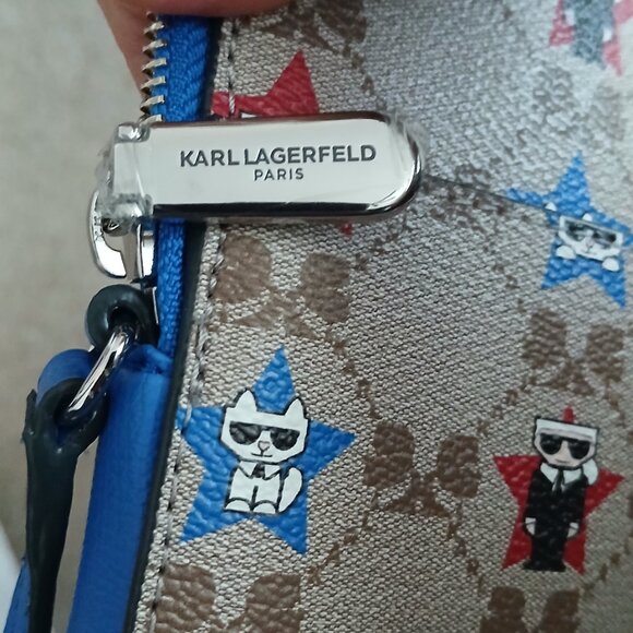 Karl Lagerfeld Paris Cellphone Crossbody Purse - Picture 5 of 6